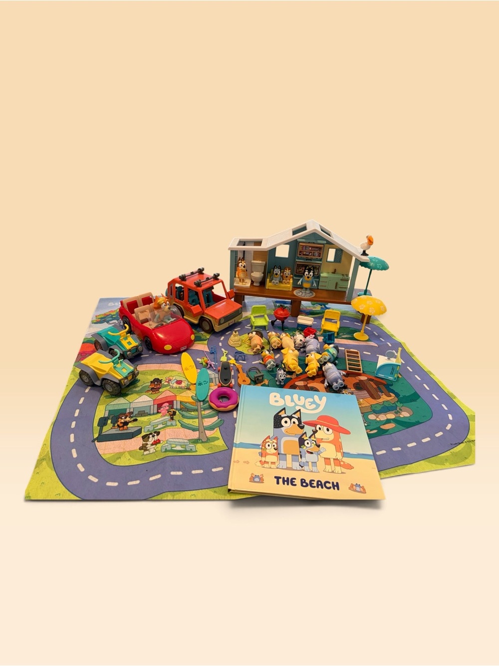 HUGE Bluey “The Beach” Playset